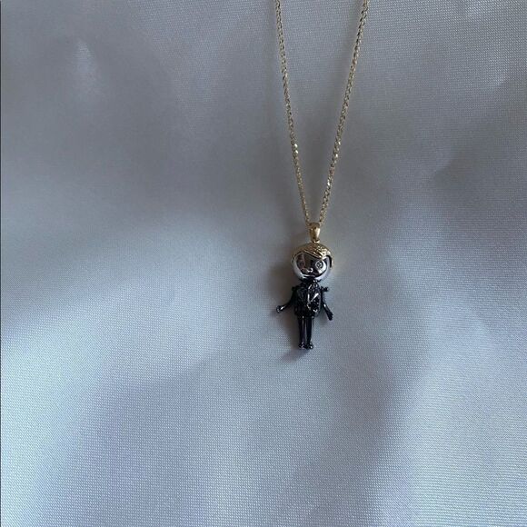 Moving guy 14k real gold 3D pendant trendy jewel - Picture 4 of 9